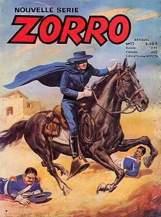 Scan de la Couverture Zorro Nouvelle Serie SFPI n 11